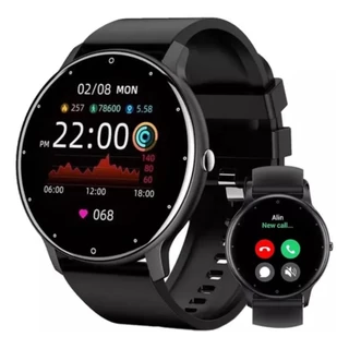 Smartwatch Relógio Inteligente Masculino, À Prova D'água, Bluetooth, Monitor de Frequência Cardíaca e Saúde Esportiva