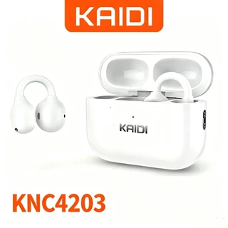 Fone De Ouvido Sem Fio Kaidi Bluetooth Clip Auricular Ideal Pratica Esportiva Confortável Branco
