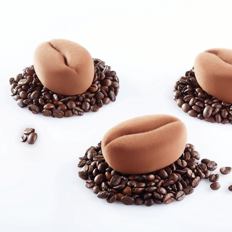 Molde de Silicone para grãos de café, 6 links, Multi-link, s
