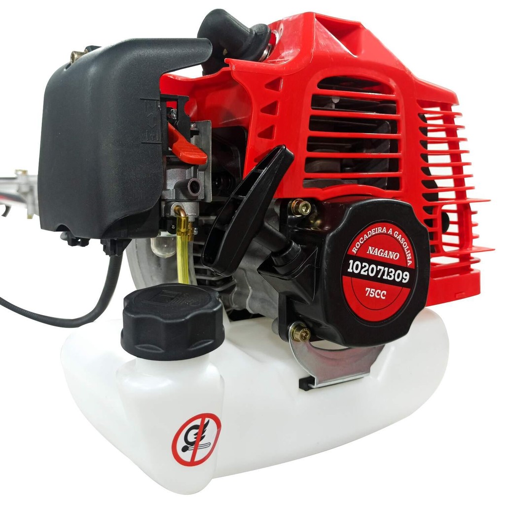 Roçadeira Lateral a Gasolina 2,2 hp 75cc 2 Tempo | Shopee Brasil