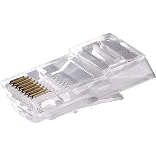 Conector RJ45 Macho CAT5E Pacote c/ 50 Intelbras em Oferta na Shopee