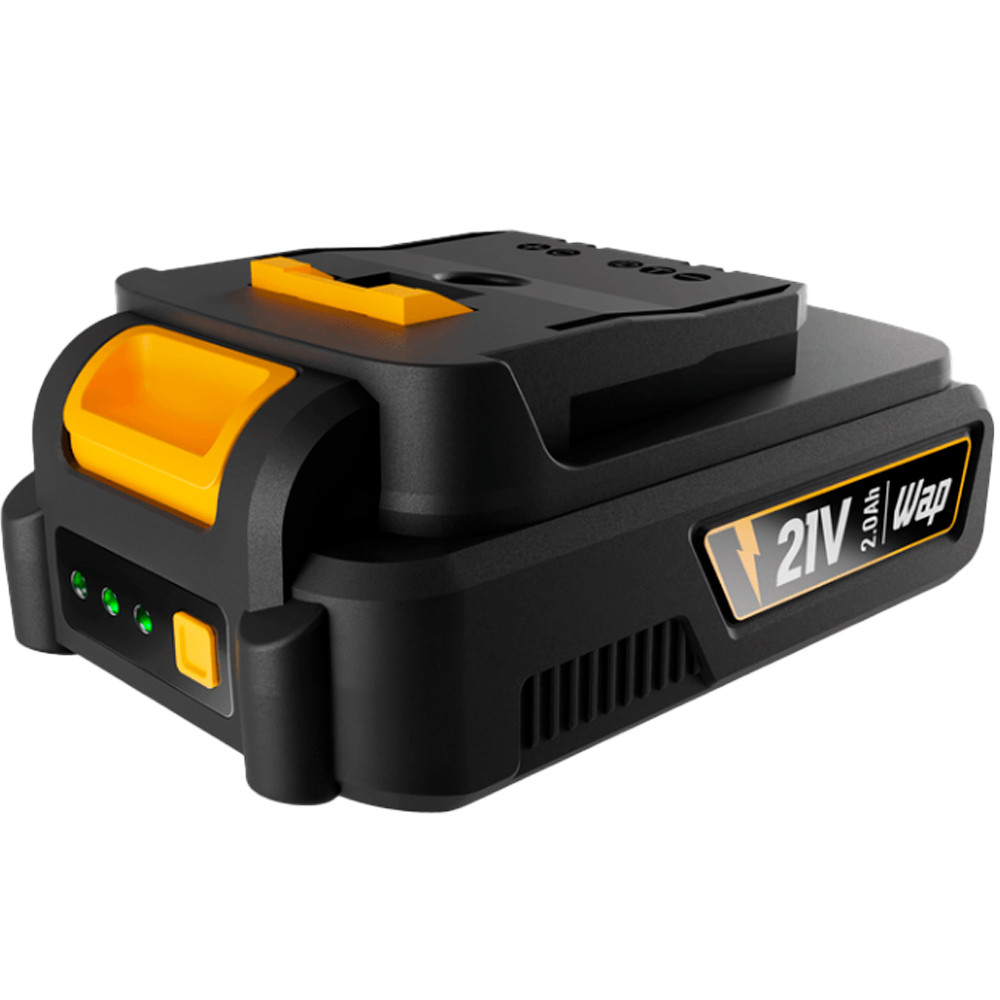 Bateria 21V WAP K21 BT02 2.0 Ah com Indicador de Carga LED Compatível com a Linha 21V WAP