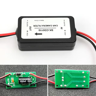 Retificador De Câmera De Ré De Carro De 1-4 Unidades-Peça De Alimentação Do-Conector De Filtro De Capacitor-Estabilizado