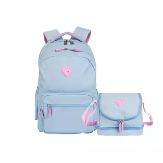 Kit Mochila de costas e Lancheira Hydroblock Escolar Sestini em Oferta na Shopee