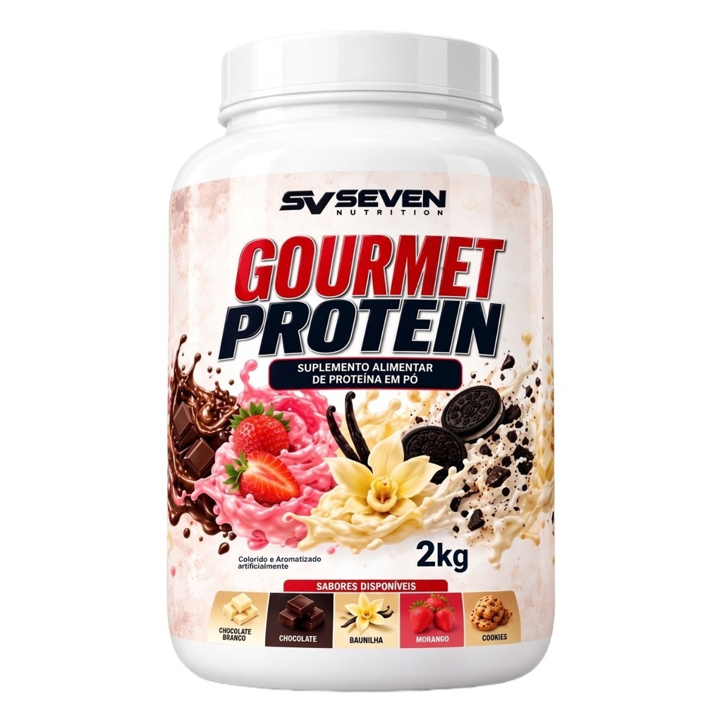 Whey Gourmet Protein 2kg Seven Nutrition | Shopee Brasil