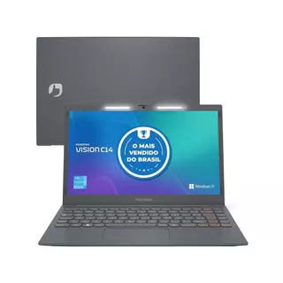 Notebook Positivo Vision C14 Lumina Bar Intel Celeron 4GB 128GB eMMC 14” HD Windows 11 Microsoft 36