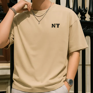 Camiseta Oversized Streetwear NY Básica GRIFE SHIRT