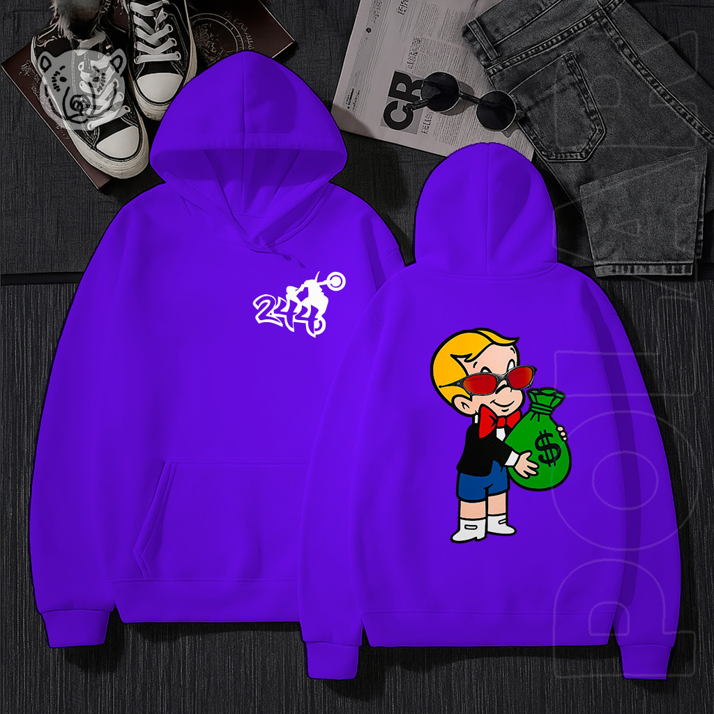 Moletom Blusa de Frio 244 moto Riquinho Grau Money Juliette