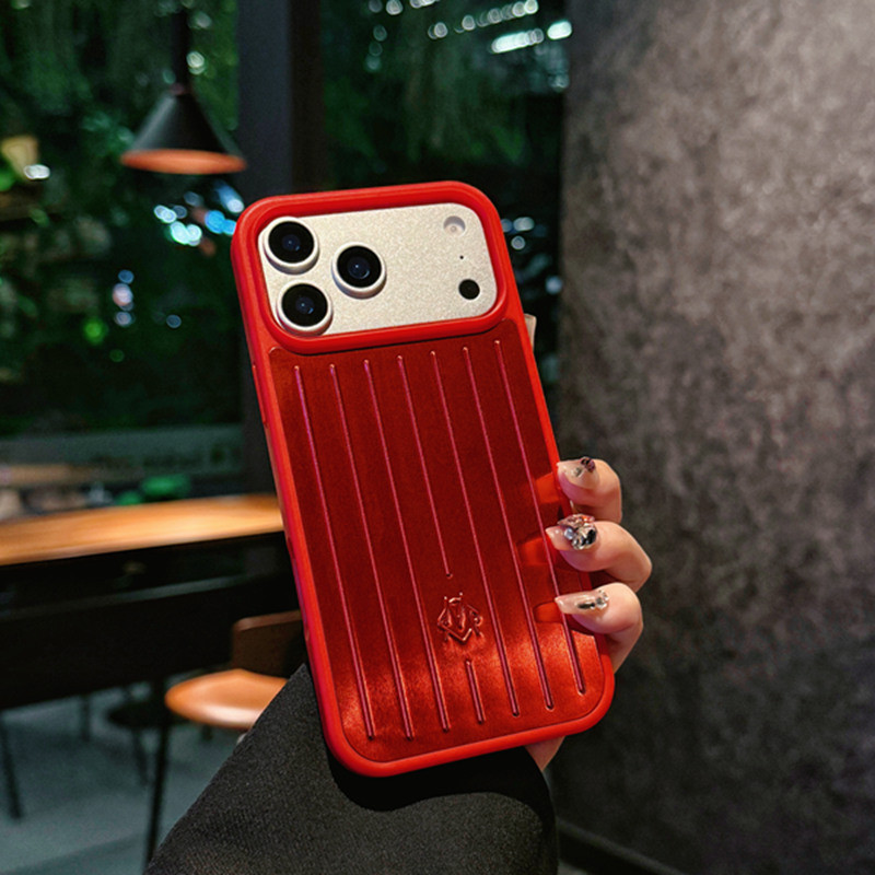 Marca De Luxo Rimowa Moda Alumínio Magnésio Liga Capa Para iPhone