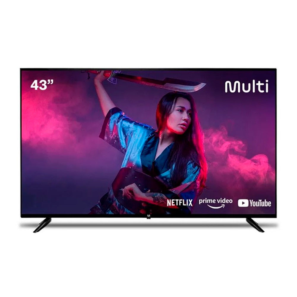 Smart TV 43 Polegadas Full HD DLED Android TV TL046M Multilaser ...