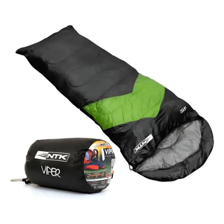 Saco de Dormir NTK Viper 5°C a 12°C Preto Trekking Acampamento