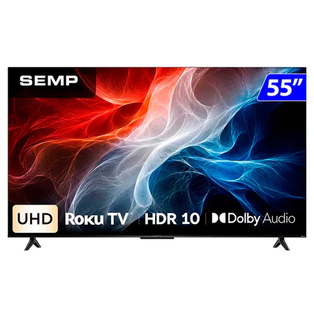 Smart TV 55S62R LED 55 Wi Fi Roku HDR10 Semp