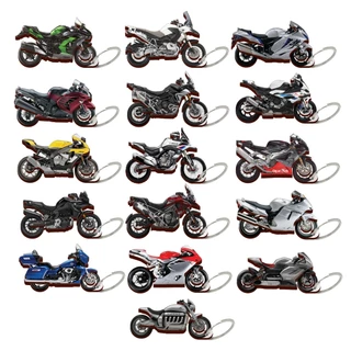 kit 15 Chaveiros Sortidos Modelos Motos Diversas Em Mdf 3d