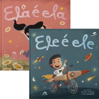 Kit 2 Livros | Ela é ela + Ele é ele | Capa Dura | Nikolas Ferreira e Ana Campagnolo em Oferta na Shopee