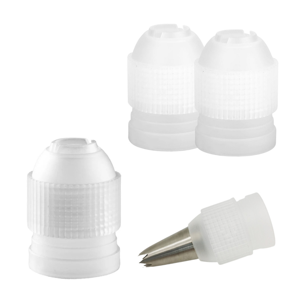 Adaptador De Bicos De Confeitar 3 Unidades Suporte Profissio
