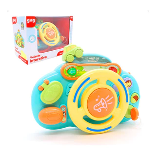 Volante Infantil Interativo com Luz e Som – Brinquedo Educativo para Crianças, Estimula Coordenação e Imaginação em Oferta na Shopee