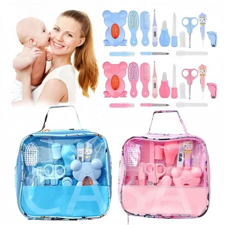 Kit 13 Pcs Higiene Cuidado Bebê-Nascidos-Conjunto Completo Unha Cabelo e Saúde