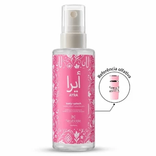 Body Splash Femininos Árabe Ayr 200ml Perfumes Fragrância Floral e Gourmand notas Orquídea Tangerina