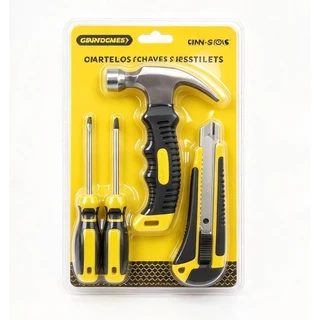 Conjunto de ferramentas de quatro peças de ferramentas para reparos domésticos BOM-3132