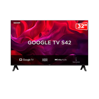 Smart Tv Led Hd 32 Semp 32s42 Bluetooth Wi-fi Google Tv em Oferta na Shopee
