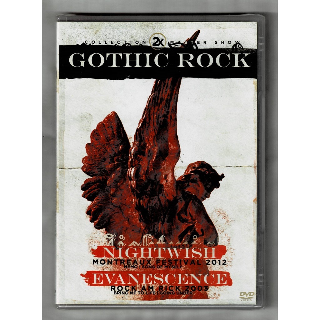 2X Gothic Rock DVD Nightwish & Evanescence | Shopee Brasil
