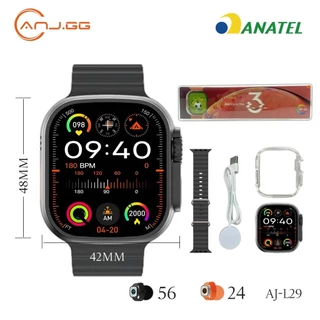 Smartwatch ULTRA 3 2.04" AMOLED NFC ECG ChatGPT IP68 em Oferta na Shopee