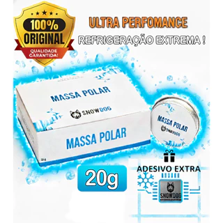 Massa Térmica Snowdog Polar 20 ou 50g Substitui Thermal Pad Placa de Vídeo PS4/PS5 Notebook Adesivo
