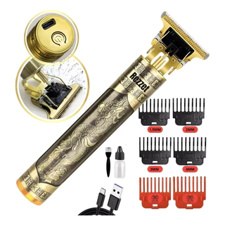Máquina De Cortar Cabelo Para Barba Masculina, Barbeador Aparador Elétrico Profissional