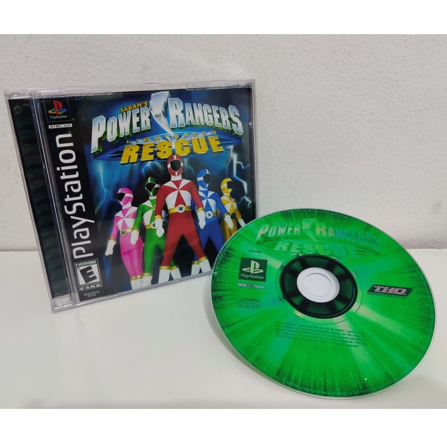 POWER RANGERS LIGHTSPEEDRESCUE - PS1 | Shopee Brasil