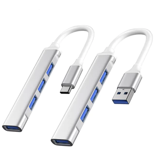 Hub USB USB3.0 OTG Tipo C Adaptador Multifuncional 4 em 1 Compatível com Xiaomi Lenovo Macbook PC Laptop GX3Q