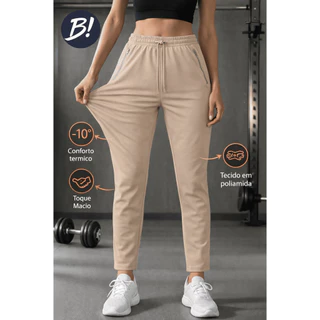 Calça Feminina Poliamida C/Elastano Esportiva Fitness Slim Fit BLiZFiT