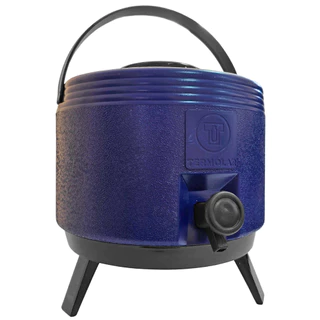 Garrafa Botijão Térmico Azul 6 Litros Torneira Não Pinga Com Pés MaxitermoTermolar em Oferta na Shopee