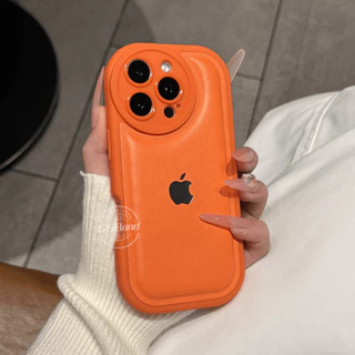 Elegante 3D Macio Almofada De Ar Caso Couro iPhone 17 16 15 14 13 12 11 Pro Max Luxo Resistente Ao Choque Capa Protetora