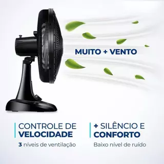 Ventilador Mondial VSP-30 30cm 6 Pás Super Power Mesa 3 Velocidades,.,.,