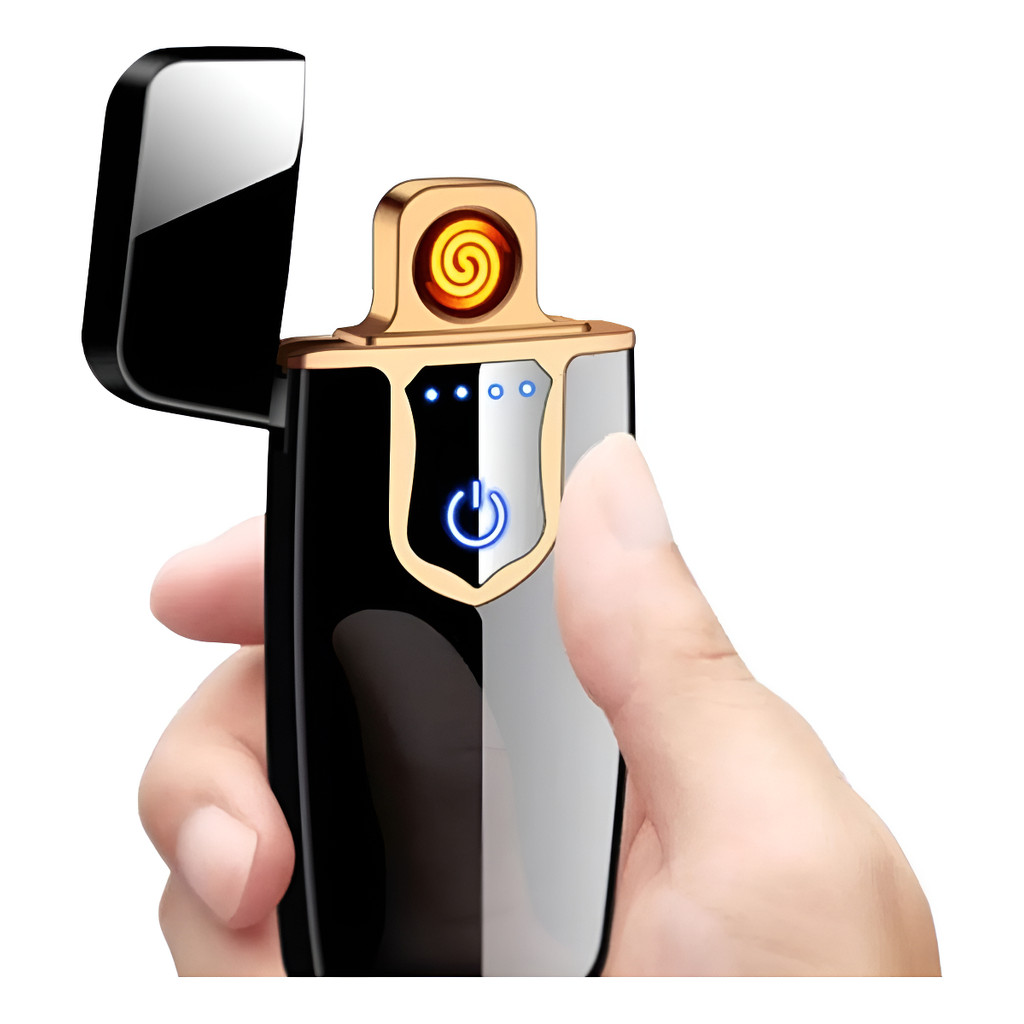 Isqueiro Elétrico Usb Recarregável Eletrônico Moderno