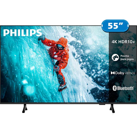 Smart TV 55PUG7300 78 55 Polegadas Titan OS 4K UHD Philips