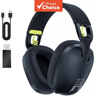 Fones De Ouvido Para Jogos PS4 PC USB De 2.4 Ghz Com Microfone Design Ergonômico 5.3 Bluetooth Música Uso Diário Viagem