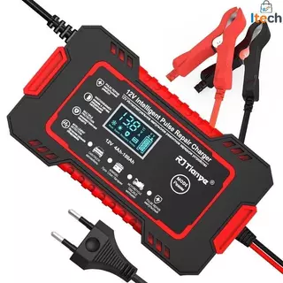 Carregador de bateria automotivo inteligente 12 V Display Digital Automáticas Carregador De Bateria-itech