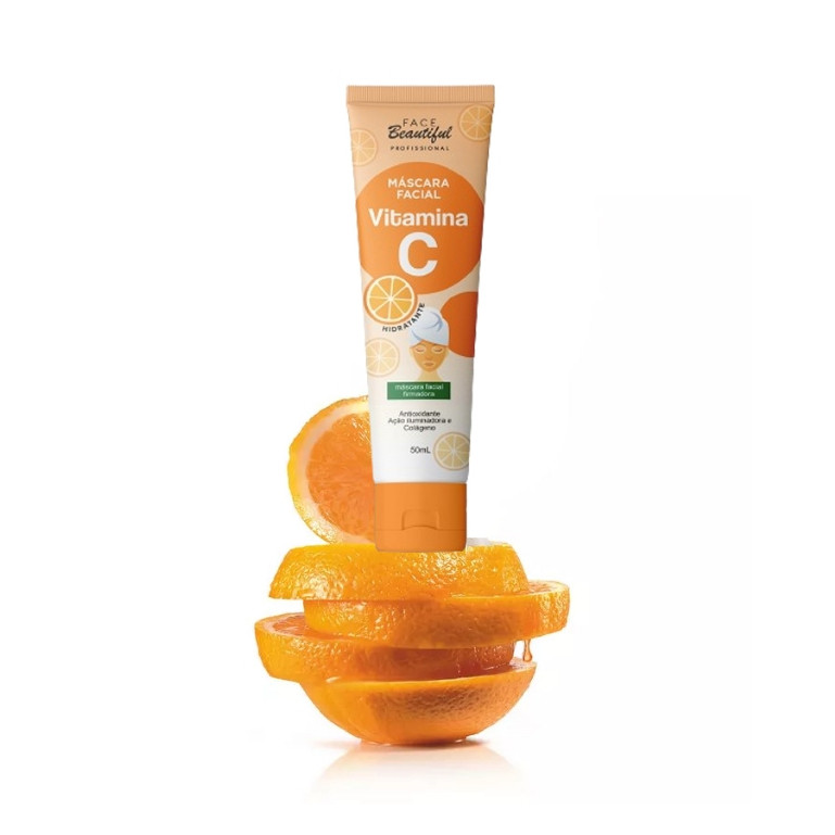 Kit Sabonete Liquido e mascara Facial Profissional de laranja