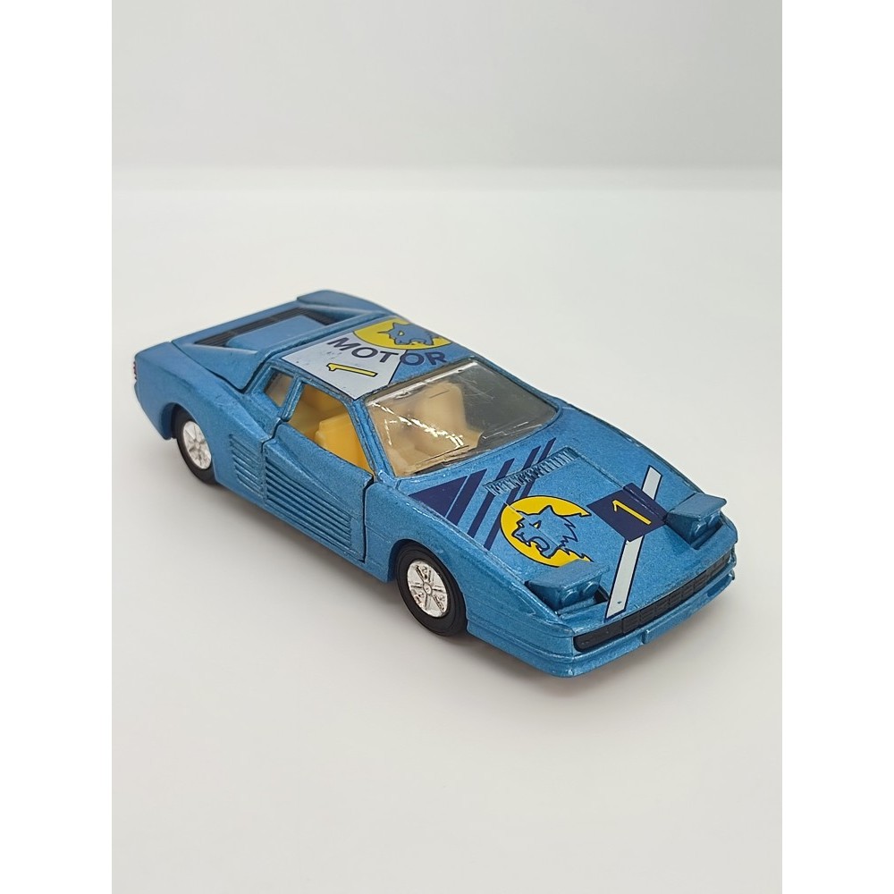 訳あり 1/43 アイドロン フェラーリTESTAROSSA 1984 ブルー Miniatura Ferrari 1984 Testarossa Sunnyside SS-913 1:43 | Shopee