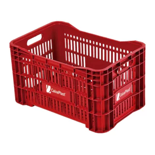Caixa Plástica Vermelha Mercado Hortifruti Empilhável Multiuso Organizadora Reforçada Frutas Legumes Verduras em Oferta na Shopee