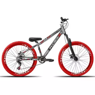 Bicicleta aro 26 KOG Freeride Kit Single Pneus Flame em Oferta na Shopee