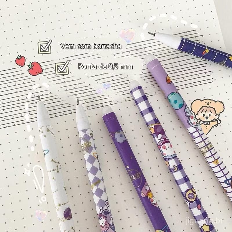 Kit Canetas em Gel Fofas e Maravilhosas | Papelaria