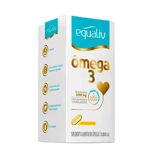 Suplemento Ômega 3 180 Cápsulas - Equaliv em Oferta na Shopee