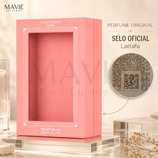 Perfume Badee Al Oud Noble Blush Feminino Lataffa 100ml Edp Original Com Selo