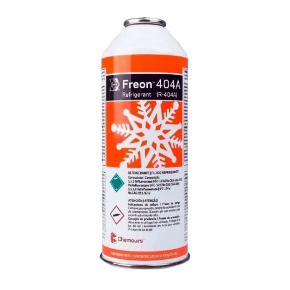 Fluído Gás Refrigerante R404A Freon 425g