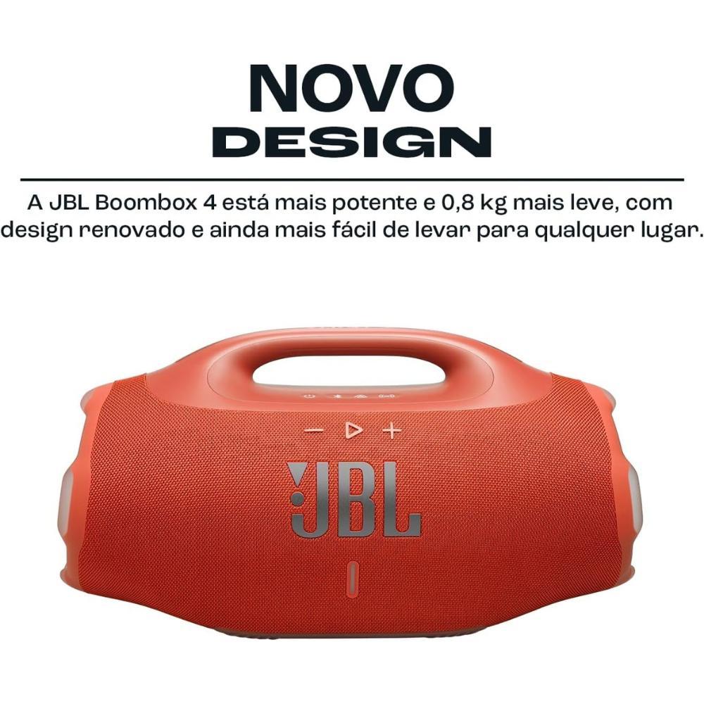 Caixa de Som JBL Boombox 4 Bluetooth Laranja IP68