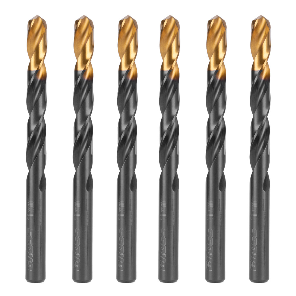 BROCA ACO RAPIDO PROFISSIONAL, NITRETO DE TITANIO, PARA METAL, 11MM ...