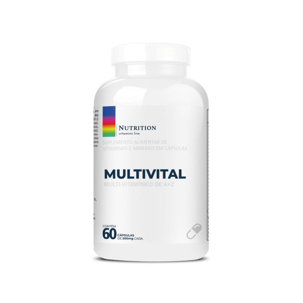 Multivitamínico Multi Vital 60 cápsulas Nutrition Labs | Shopee Brasil