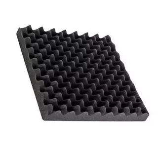 Kit 2 Placas de Isolamento Acustico Casca de Ovo 50x50x3cm Absorvedor